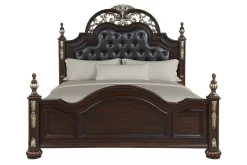 Maximus Upholstered Panel Bed In Madeira, Queen