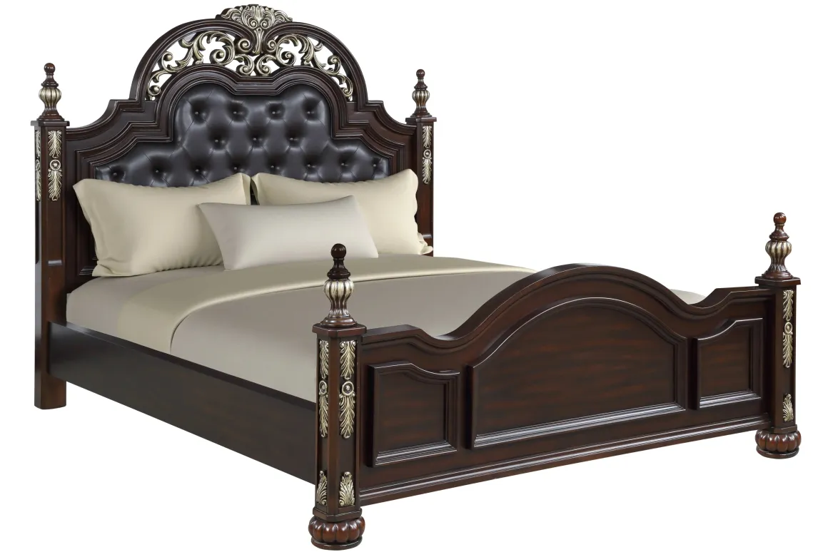 Maximus Upholstered Panel Bed In Madeira, Queen
