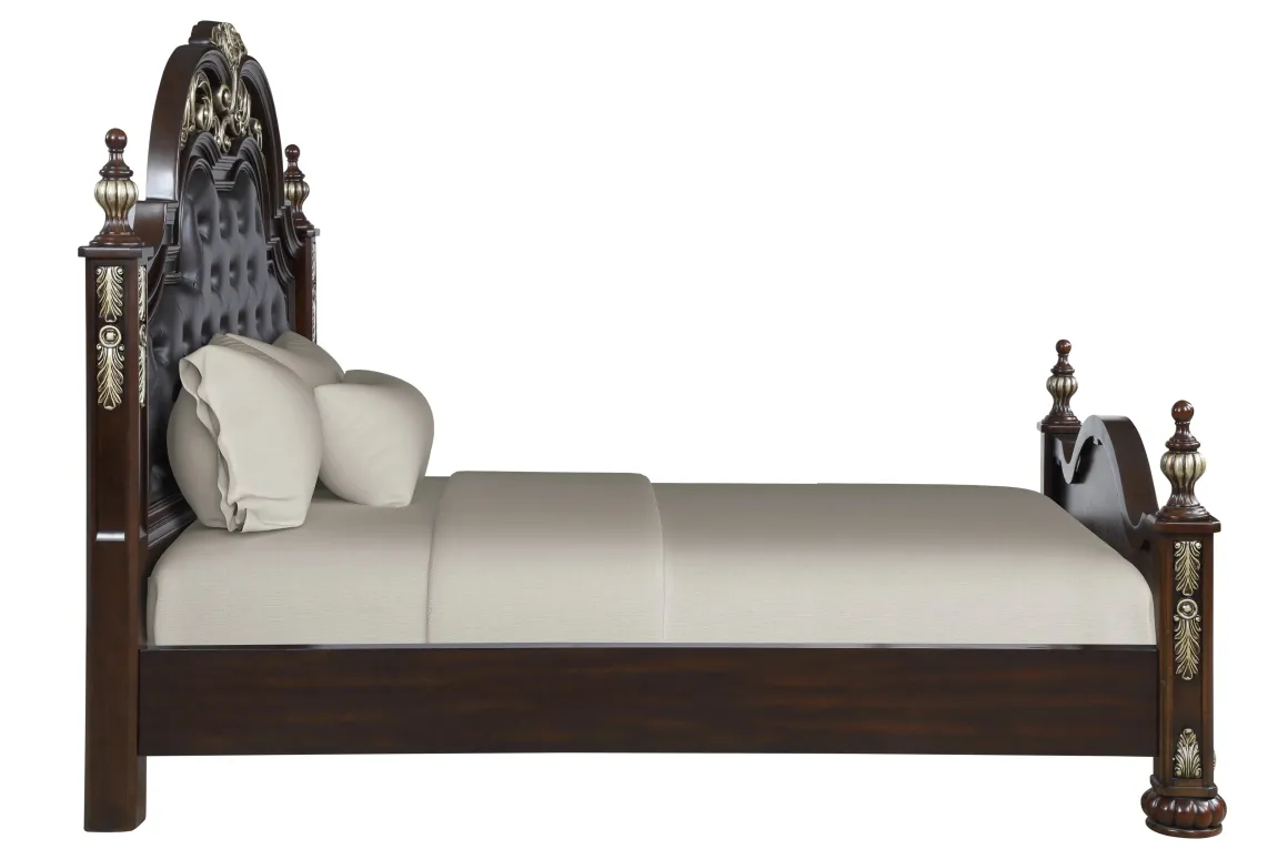 Maximus Upholstered Panel Bed In Madeira, Queen