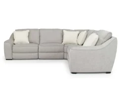 Mayflower 5 Piece 2 Power Sectional In Ashland Sand