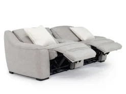 Mayflower 2 Power Audio Console Loveseat In Ashland Sand