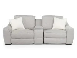 Mayflower 2 Power Audio Console Loveseat In Ashland Sand