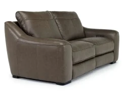 Mayflower 2 Power Loveseat In Seville Umber Leather