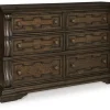 Maylee Dresser In Dark Brown