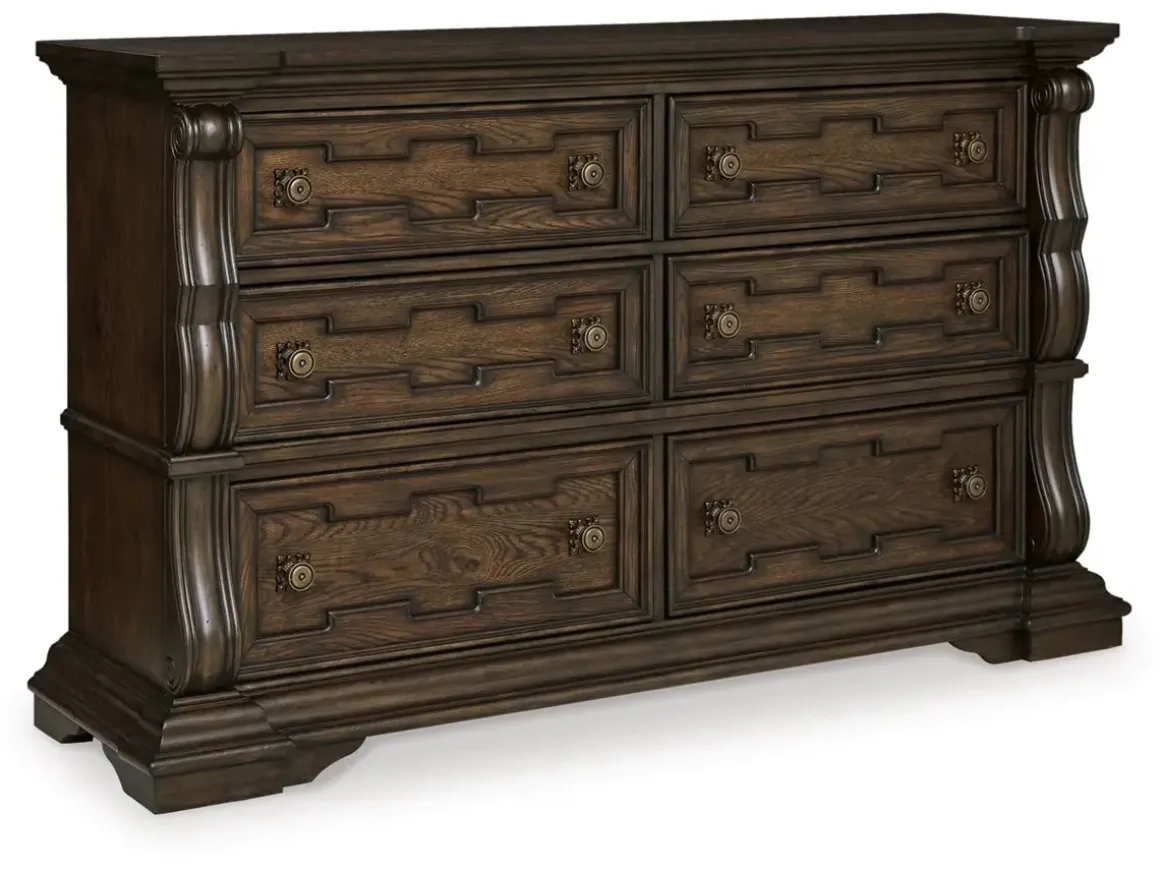 Maylee Dresser In Dark Brown