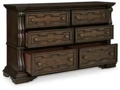 Maylee Dresser In Dark Brown