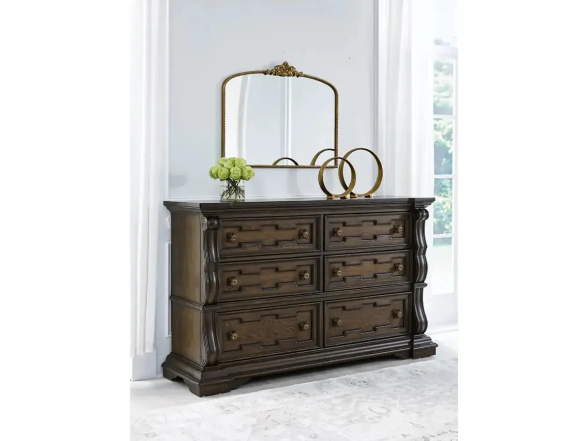 Maylee Dresser In Dark Brown