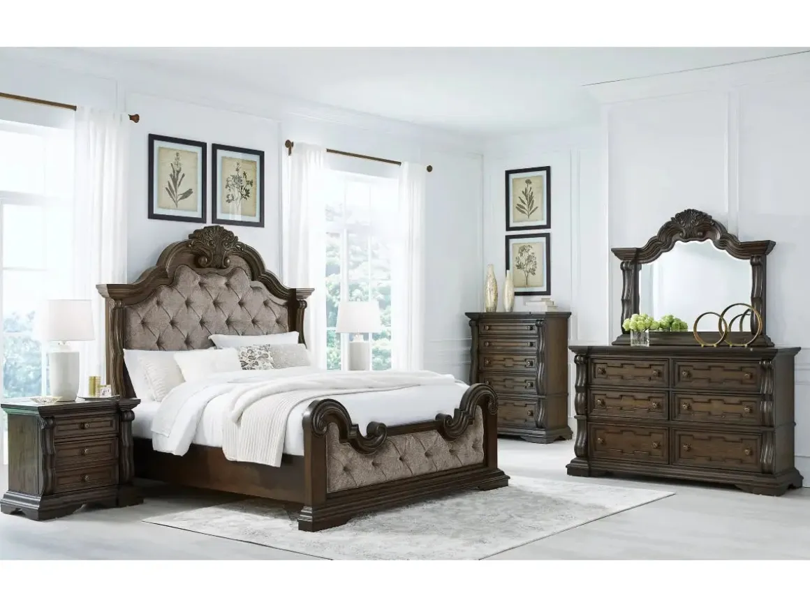 Maylee Dresser In Dark Brown