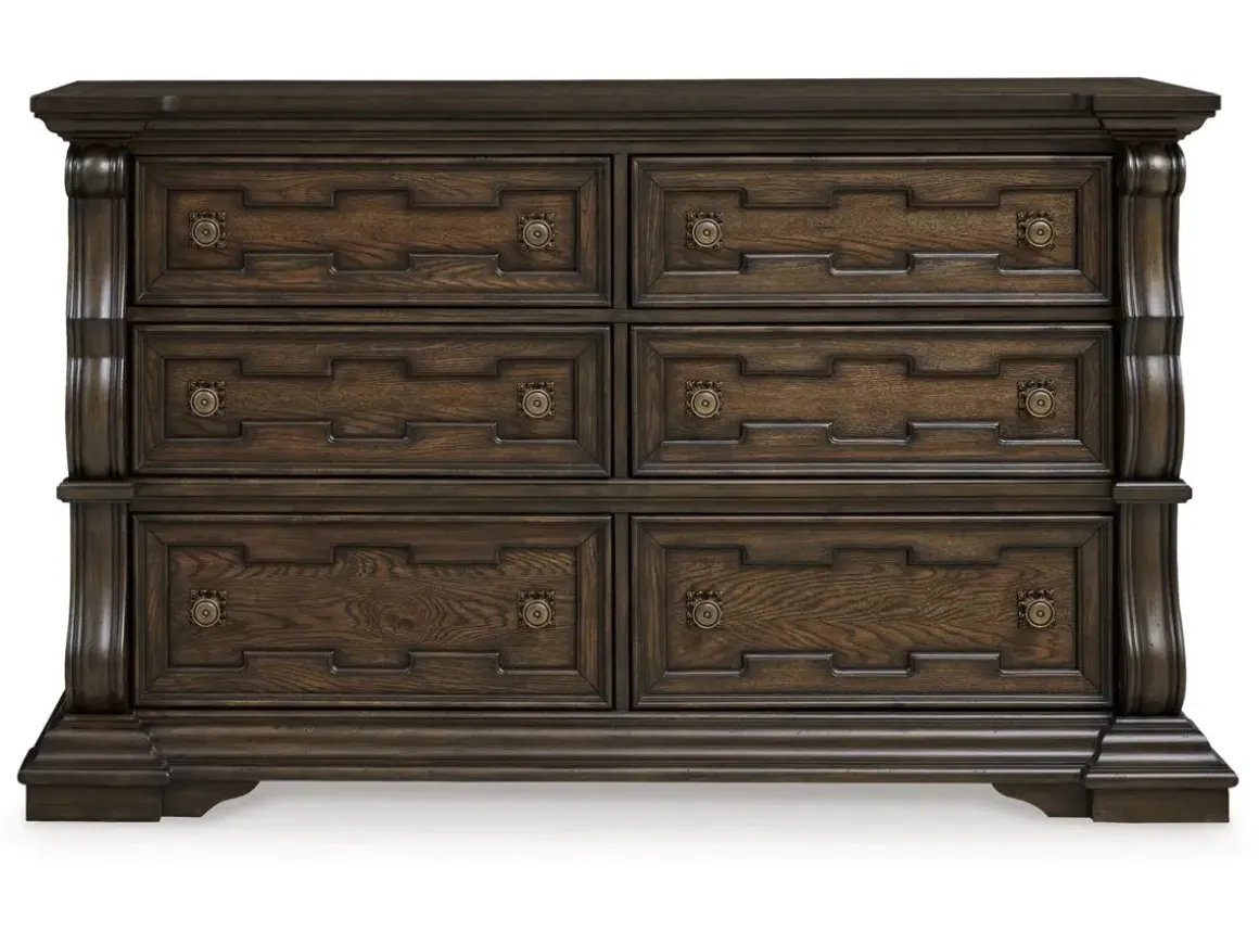 Maylee Dresser In Dark Brown