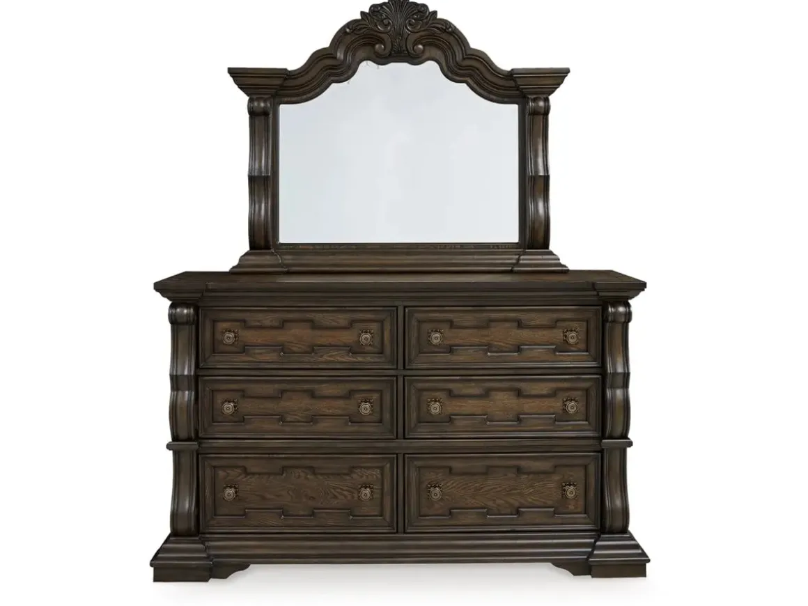 Maylee Dresser In Dark Brown