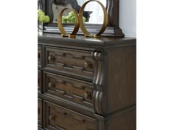 Maylee Dresser In Dark Brown