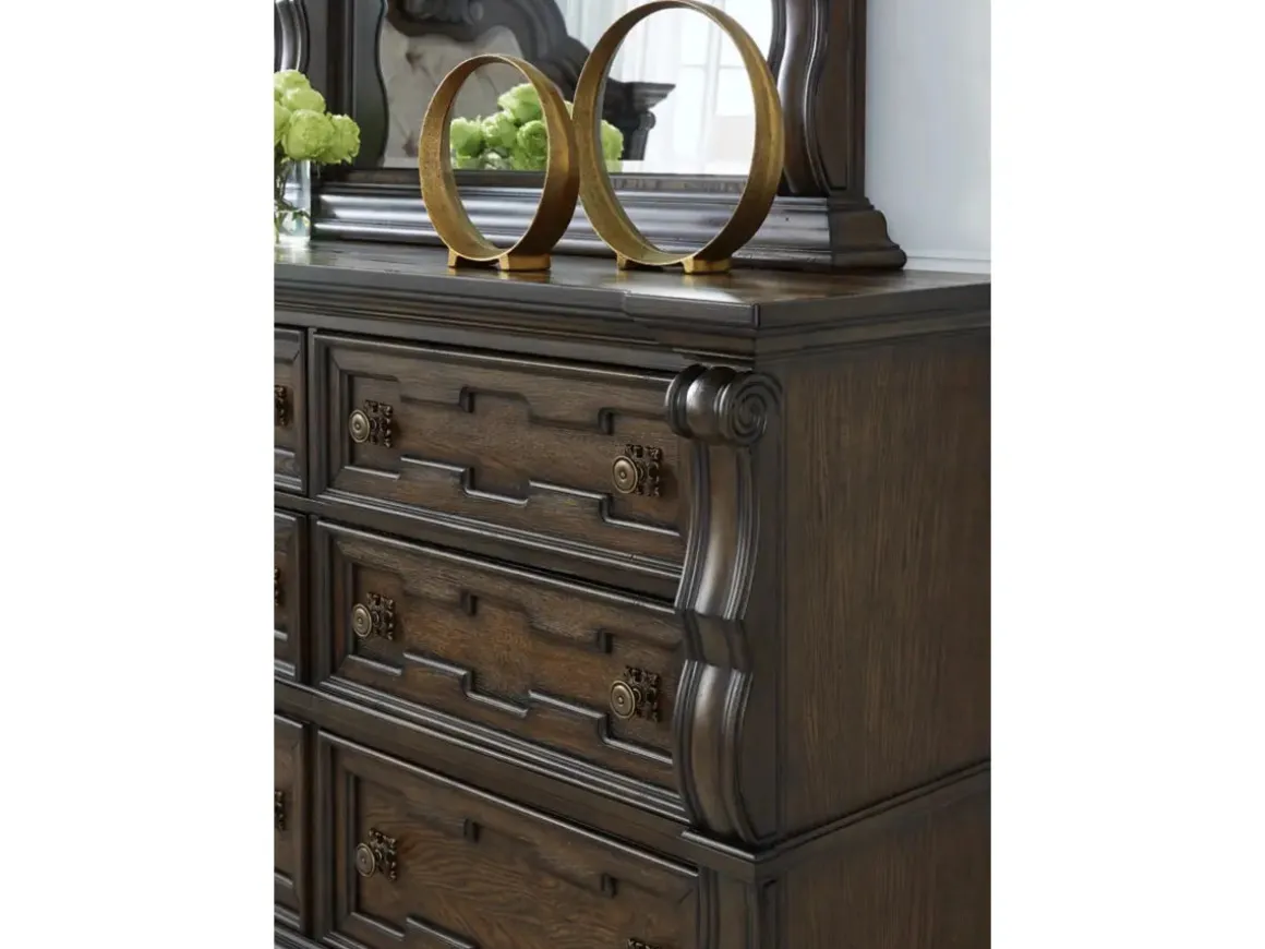 Maylee Dresser In Dark Brown