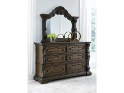 Maylee Mirror In Dark Brown