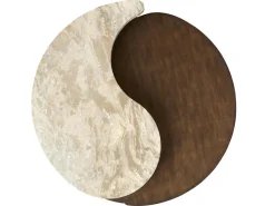 Mcpherson Round Coffee Table In Burnt Umber