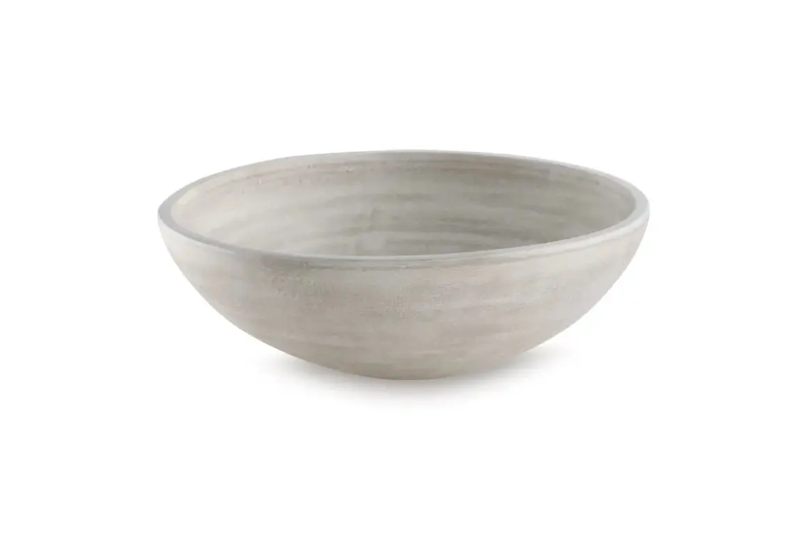 Meadie Bowl In Distressed White