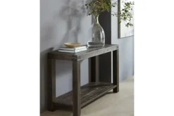 Meadow Console Table In Brick Brown