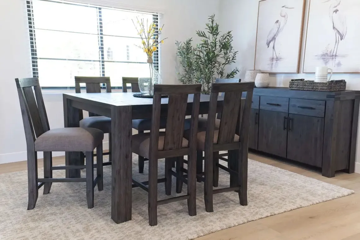 Meadow Counter Height Dining Table In Brown