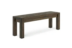 Meadow Dining Bench In Gray