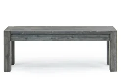 Meadow Dining Bench In Gray