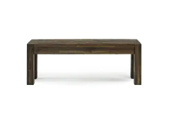 Meadow Dining Bench In Gray