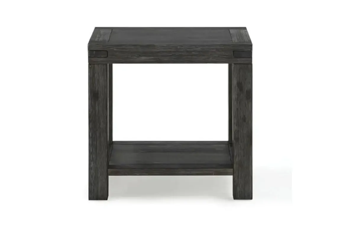 Meadow End Table In Brick Brown