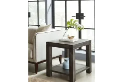 Meadow End Table In Brick Brown