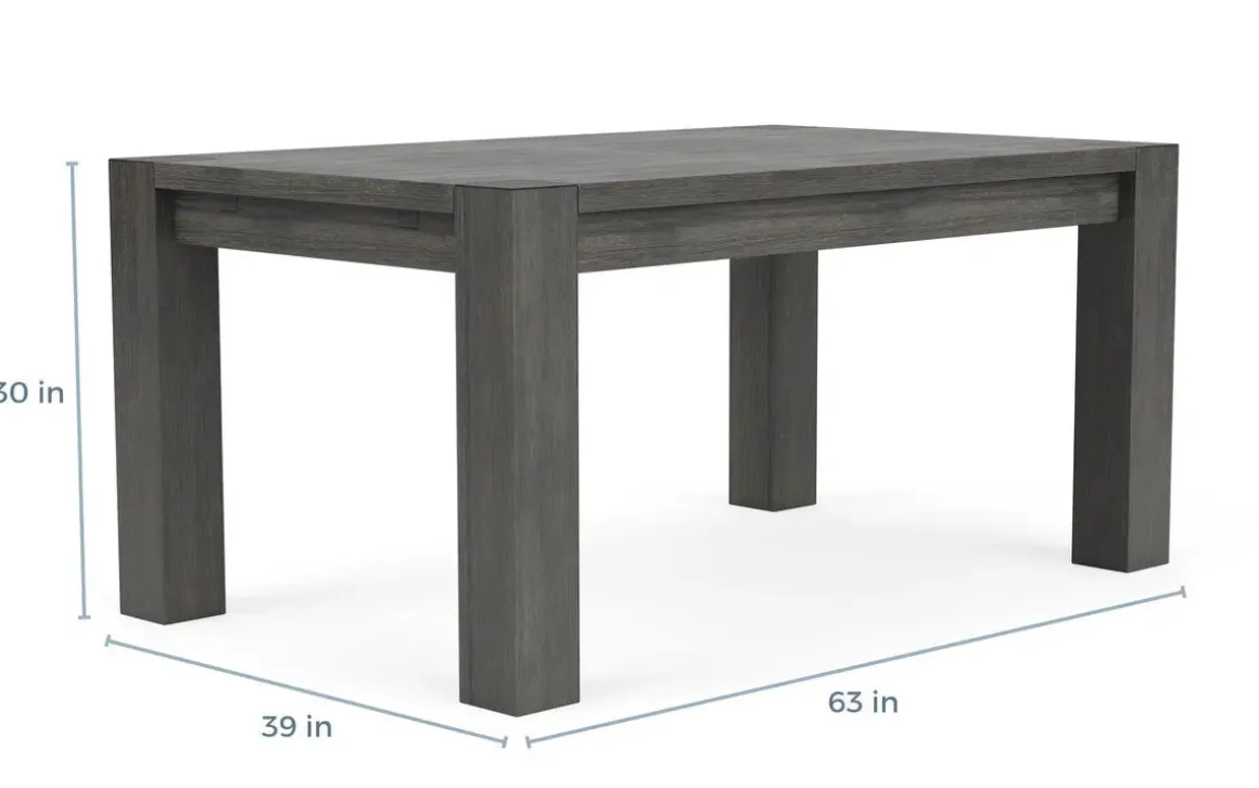 Meadow Extendable Dining Table In Brown