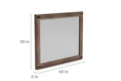 Meadow Mirror In Gray