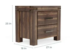 Meadow Nightstand In Brown