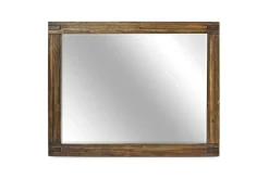 Meadow Panel Storage Bed, Dresser, Mirror & Nightstand In Gray, Full