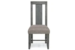 Meadow Side Chair In Brown, Upholstered