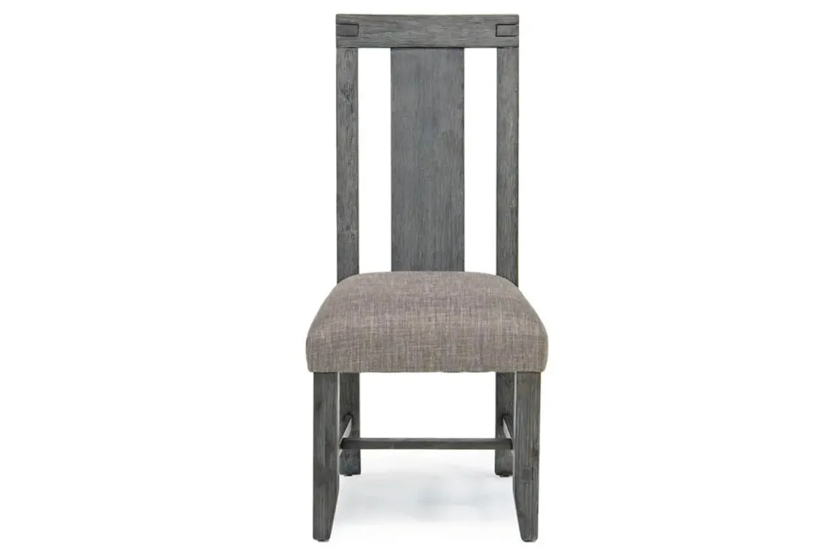 Meadow Side Chair In Brown, Upholstered