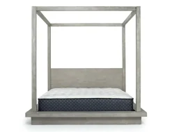 Melbourne Canopy Bed In Mineral, Queen