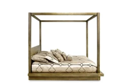 Melbourne Canopy Bed In Mineral, Queen