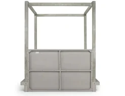 Melbourne Canopy Bed In Mineral, Queen