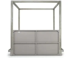 Melbourne Canopy Bed In Mineral, Queen
