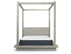 Melbourne Canopy Bed In Mineral, Queen