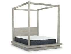 Melbourne Canopy Bed In Mineral, Queen