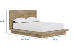 Melbourne Panel Bed, Dresser, Mirror & Nightstand In Brown Mel, Full