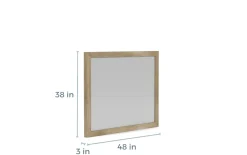 Melbourne Panel Bed, Dresser, Mirror & Nightstand In Brown Mel, Full