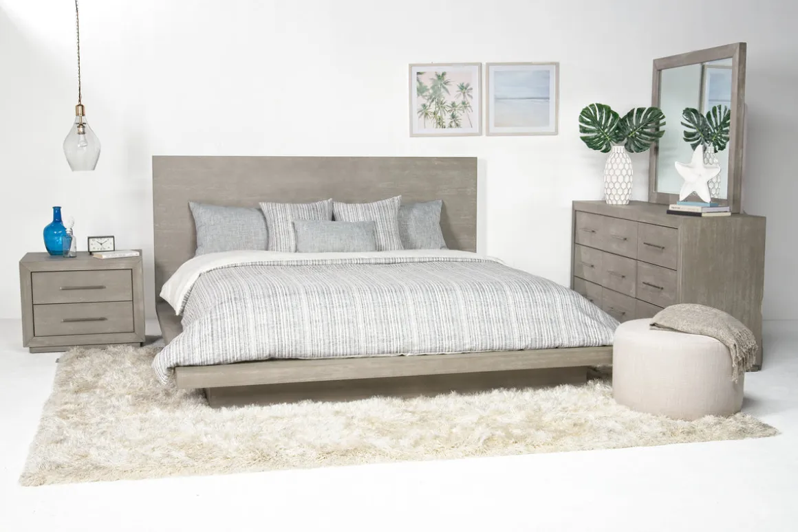 Melbourne Panel Bed In Mineral, Full