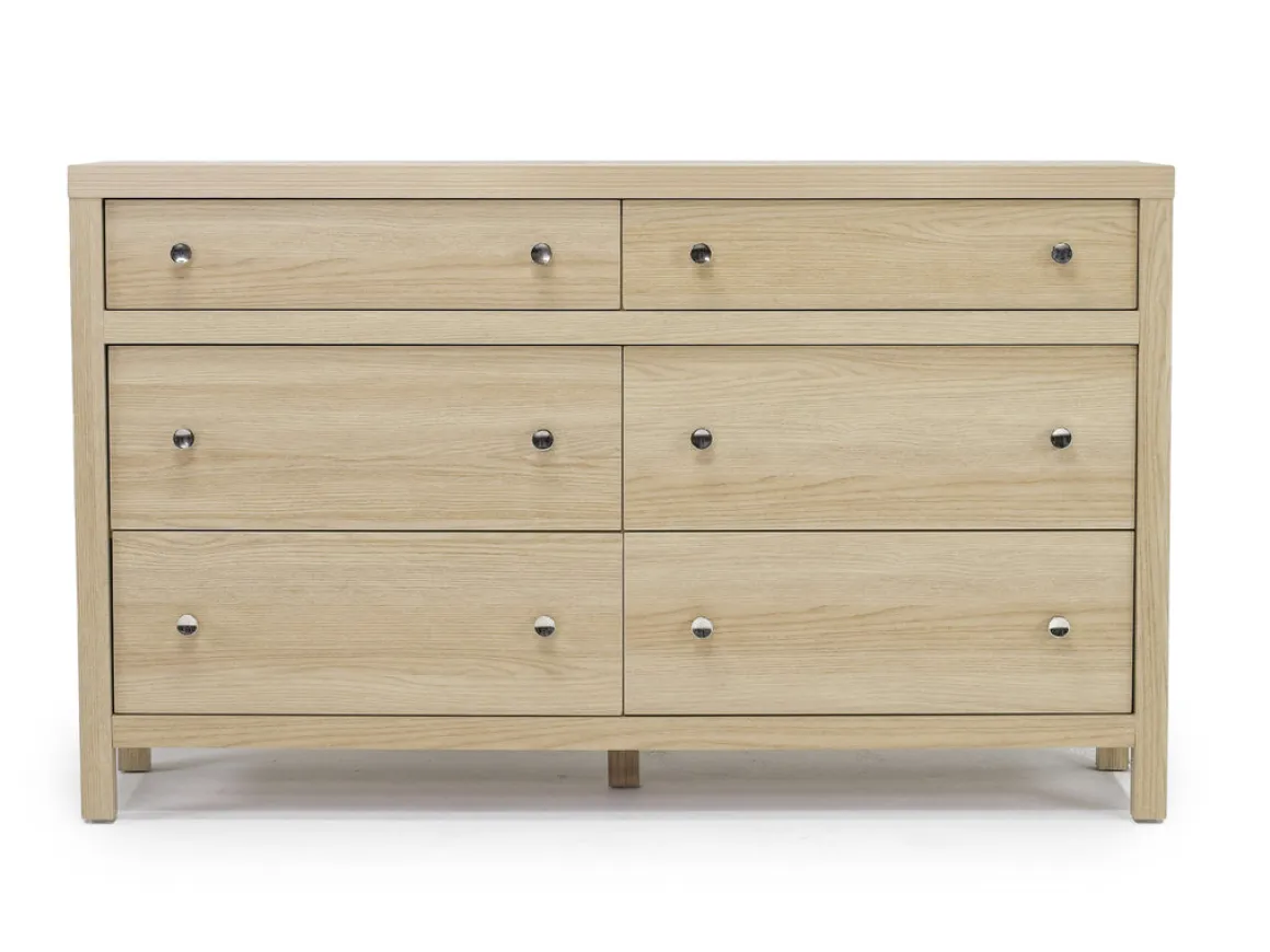 Merrifield Panel Bed, Dresser, Mirror & Nightstand In Pecan Sandy, Twin