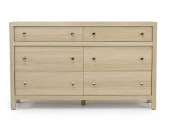 Merrifield Panel Bed, Dresser, Mirror & Nightstand In Pecan Sandy, Twin