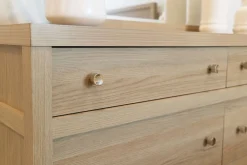 Merrifield Panel Bed, Dresser, Mirror & Nightstand In Pecan Sandy, Twin