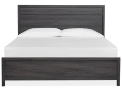 Merrifield Panel Bed In Pecan Sandy, Twin