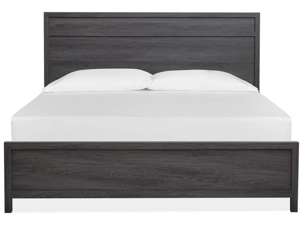 Merrifield Panel Bed In Pecan Sandy, Twin