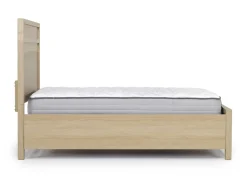 Merrifield Panel Bed In Pecan Sandy, Twin