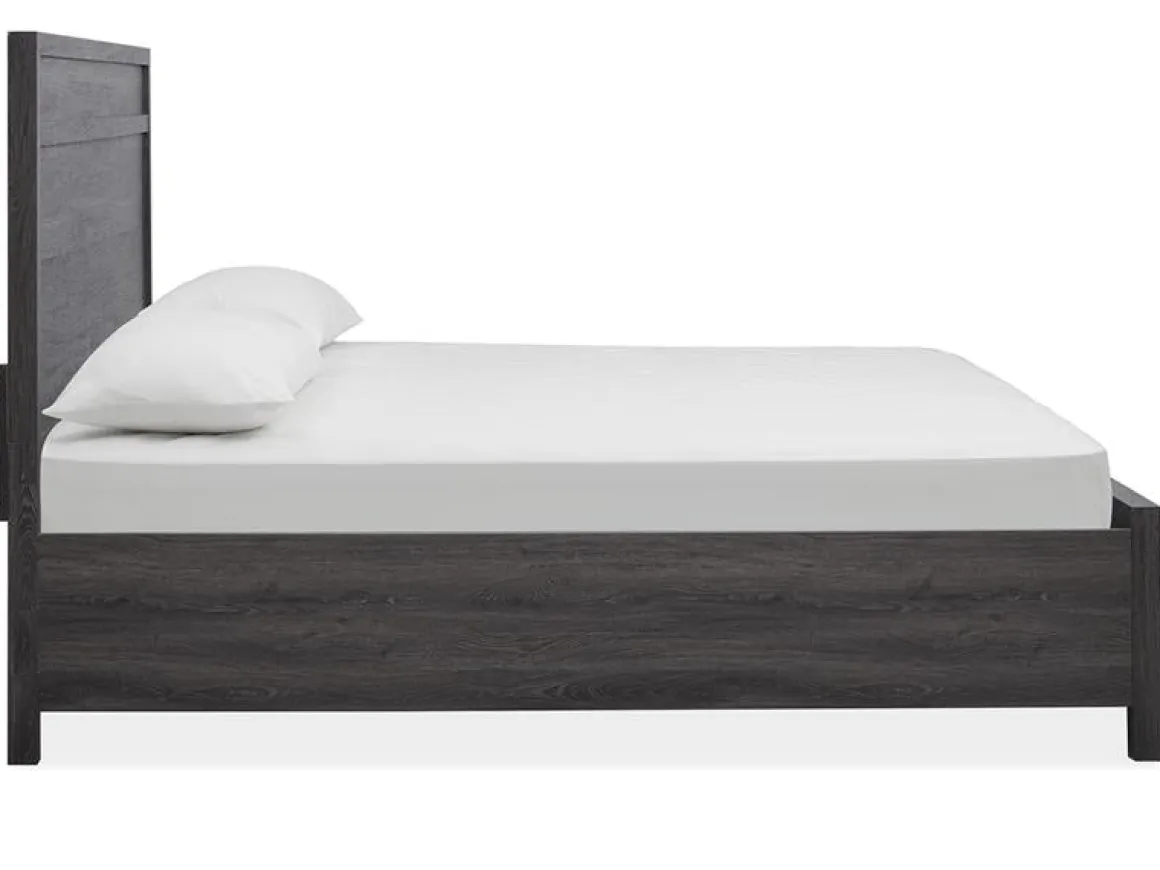 Merrifield Panel Bed In Pecan Sandy, Twin