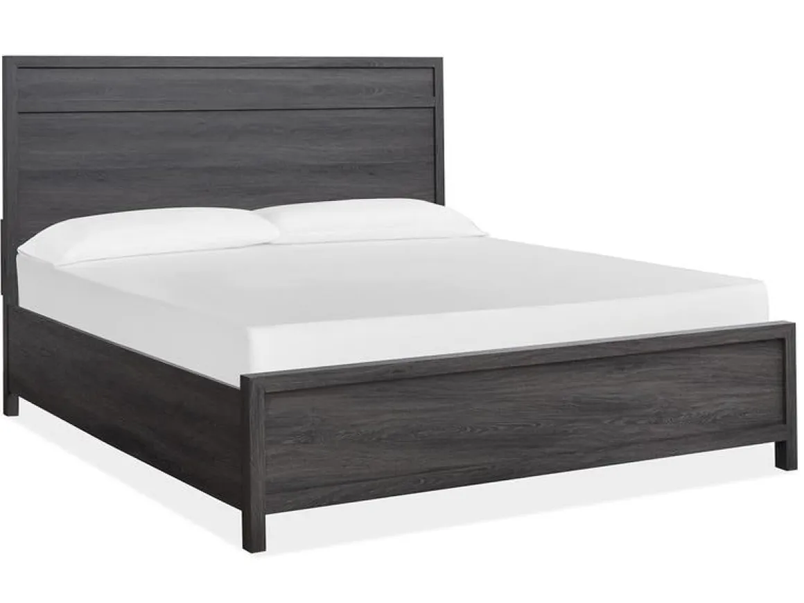 Merrifield Panel Bed In Pecan Sandy, Twin