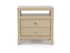 Merrifield Upholstered Bed, Dresser, Mirror & Nightstand In Raisin Black, Twin